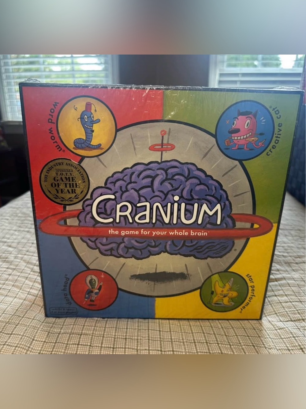 Cranium Family Board Game - Purple Brain Artwork